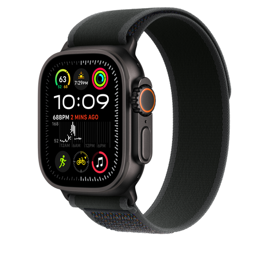 49mm Black Trail Loop - M/L - Black Titanium Finish