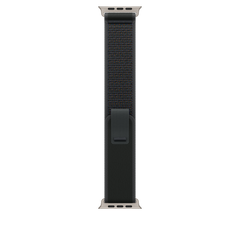 49mm Black Trail Loop - M/L - Natural Titanium Finish