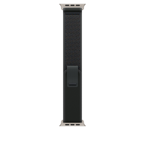 49mm Black Trail Loop - M/L - Natural Titanium Finish