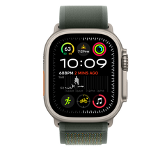 49mm Green Trail Loop – S/M - Natural Titanium Finish