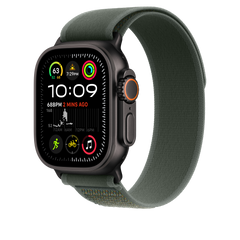 49mm Green Trail Loop - S/M - Black Titanium Finish