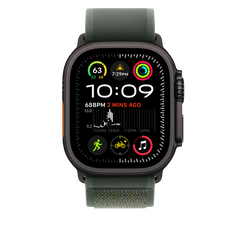49mm Green Trail Loop - S/M - Black Titanium Finish