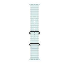 49mm Ice Blue Ocean Band - Black Titanium Finish