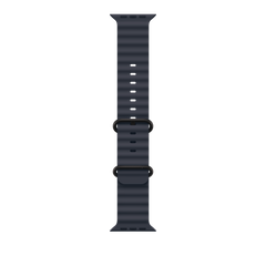 49mm Navy Ocean Band - Black Titanium Finish
