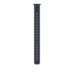 49mm Navy Ocean Band Extension - Natural Titanium Finish