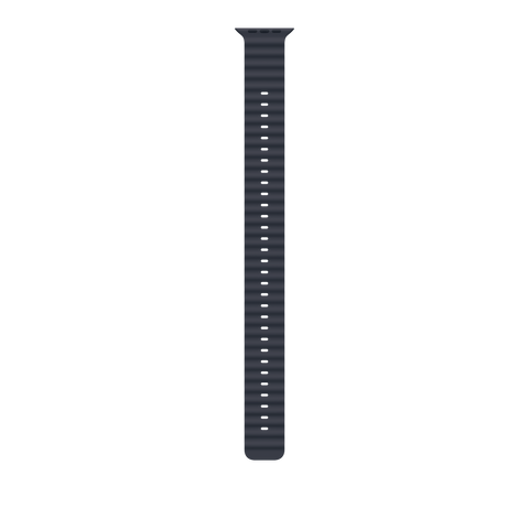 49mm Navy Ocean Band Extension - Natural Titanium Finish