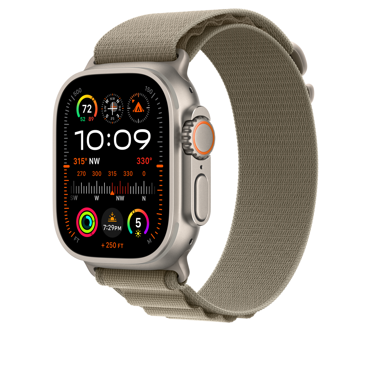 49mm Olive Alpine Loop - Medium