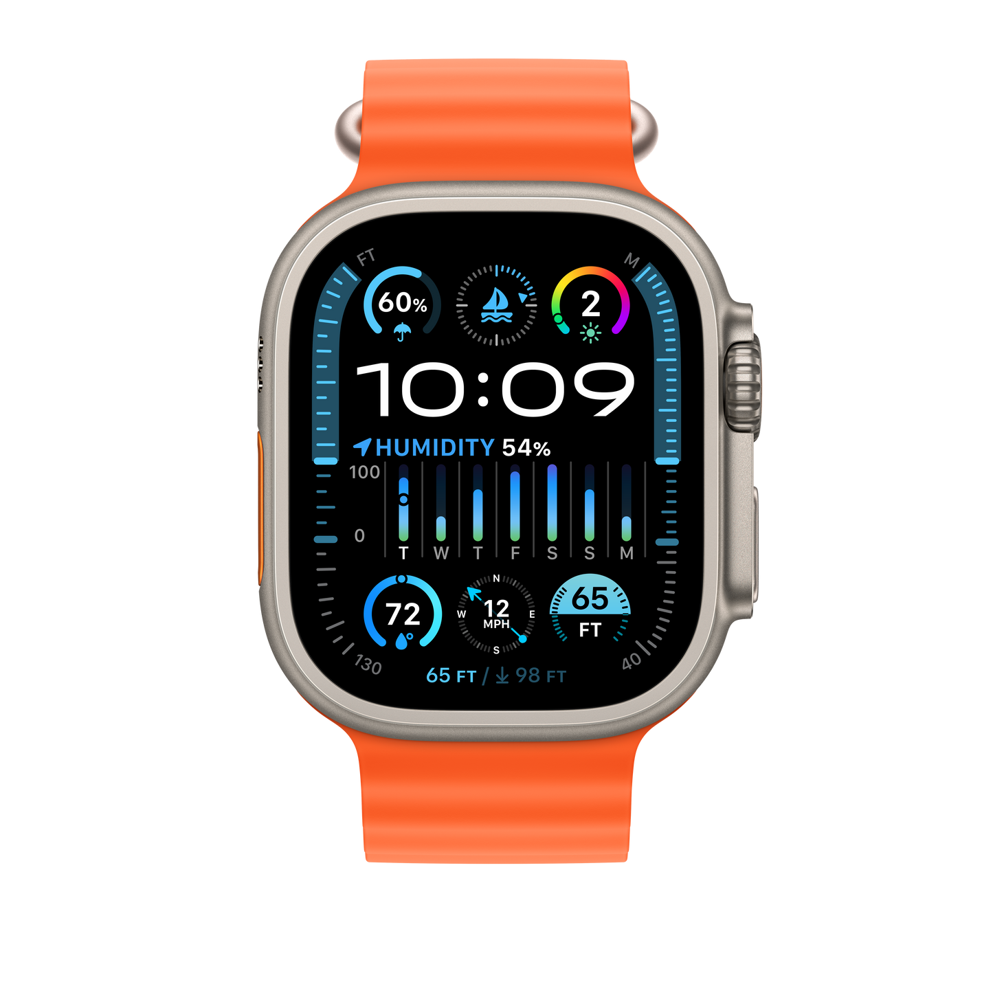 49mm Orange Ocean Band Extension