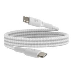 Belkin Braided USB-C to USB-C Cable 60W - White(1m)