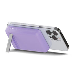 Belkin BOOST CHARGE Magnetic Wireless + Stand Power Bank, Purple 5000mAh