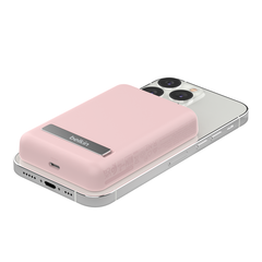 Belkin BOOST CHARGE Magnetic Wireless + Stand Power Bank, Pink 5000mAh