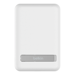 Belkin BOOST CHARGE Magnetic Wireless + Stand Power Bank, White 5000mAh