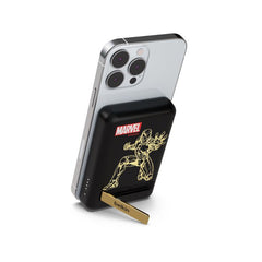 Belkin 5K Magnetic Wireless Power bank+Kickstand - Black/Ironman