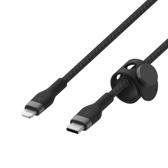 Belkin USB-C TO LTG, BRAID SIL, 2M, BLK