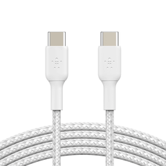Belkin Braided USB-C to USB-C Cable 60W - White(1m)