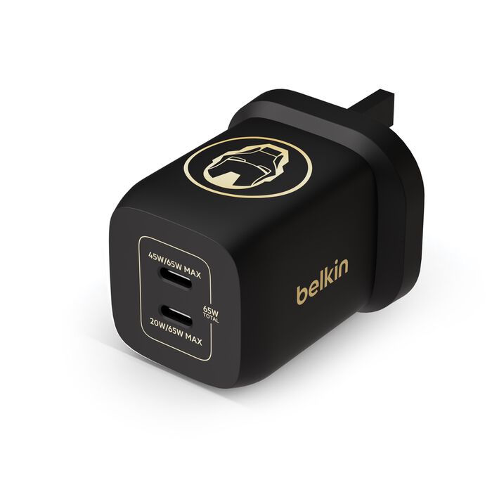 65w Belkin Gan Belkin 65W Dual USB-C Gan Wall Charger W PPS,ML,Ironman – Switch