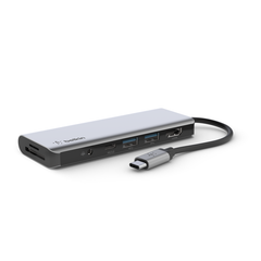 Belkin USB-C 7-in-1 Multiport Adapter Hub/HDMI/USB-C/USB-Ax2/MicroSD/SD/AUDIO 3.5"