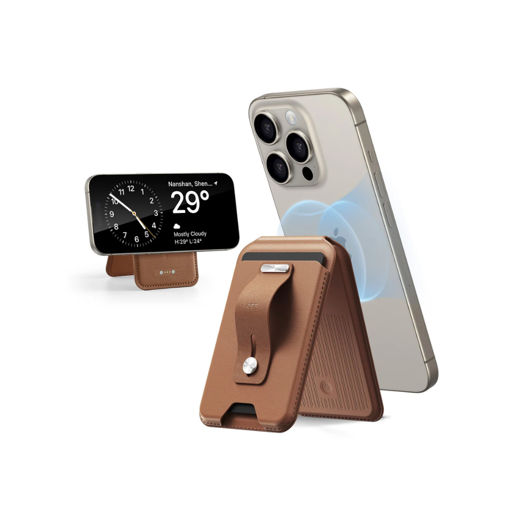 ESR Halolock Findmy Wallet - Caramel Brown