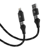 ADAM elements  PeAk MS401 4-in-1 60W Magnetic Charging Cable (Black)