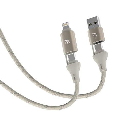 ADAM elements  PeAk MS401 4-in-1 60W Magnetic Charging Cable (Titanium)