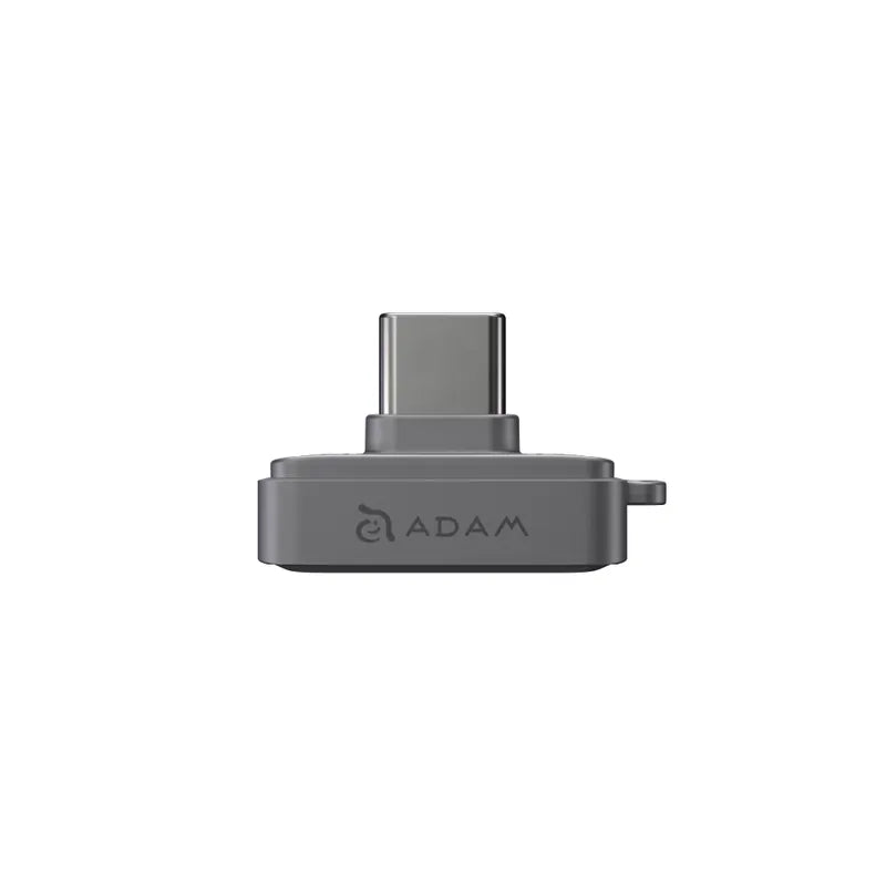 ADAM elements iKlips S USB-C Nano Touch Fingerprint SSD 256G (Grey)