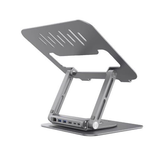 ADAM elements CASA HUB Stand Pro USB-C 6-in-1 Laptop Stand Hub