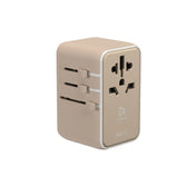 ADAM elements T35L 35W Universal Travel Adapter with Built-In USB-C Cable (Gold)