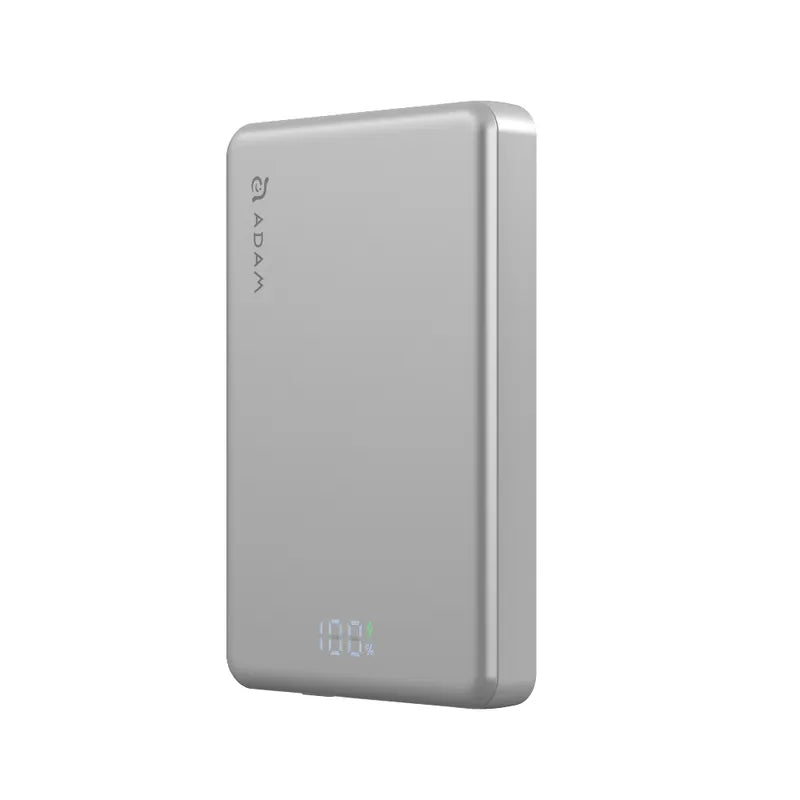 ADAM elements VIONTA L10 Ultra Slim Magnetic Wireless Charging Power Bank - 10000mAh (Silver)