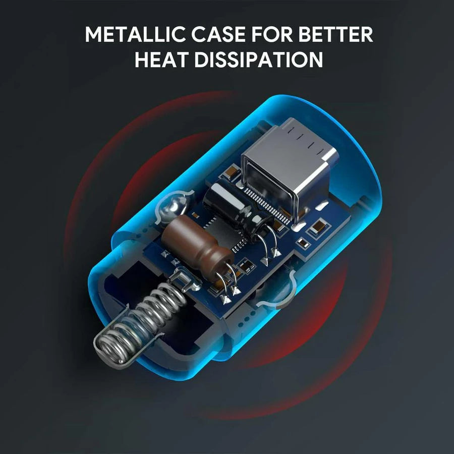 Aukey Dual Port USB-C 30W PD Car Charger