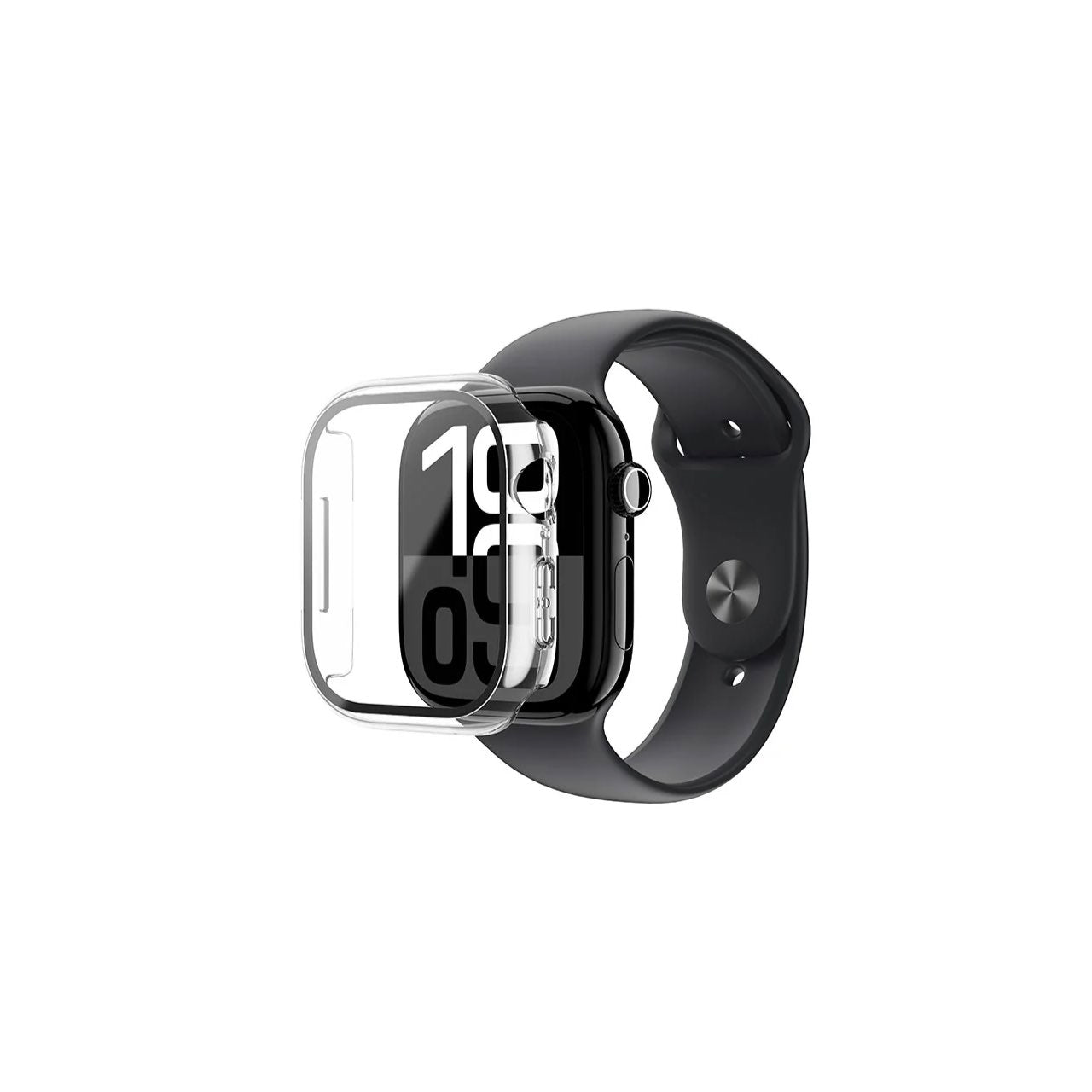 AMAZINGTHING Radix Glass  With Case For Watch Series 10 (46mm) - Transparent