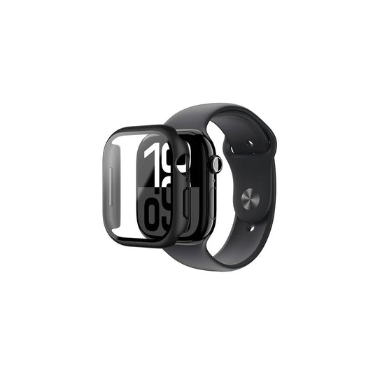 AMAZINGTHING Radix Glass  With Case For Watch Series 10 (46mm) - Black