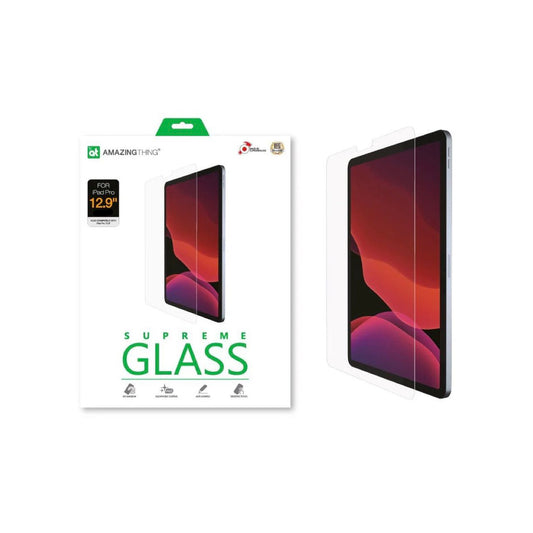 AMAZINGTHING SUPREME GLASS for iPad Pro 12.9 (2021) Ultra Clear 0.3mm