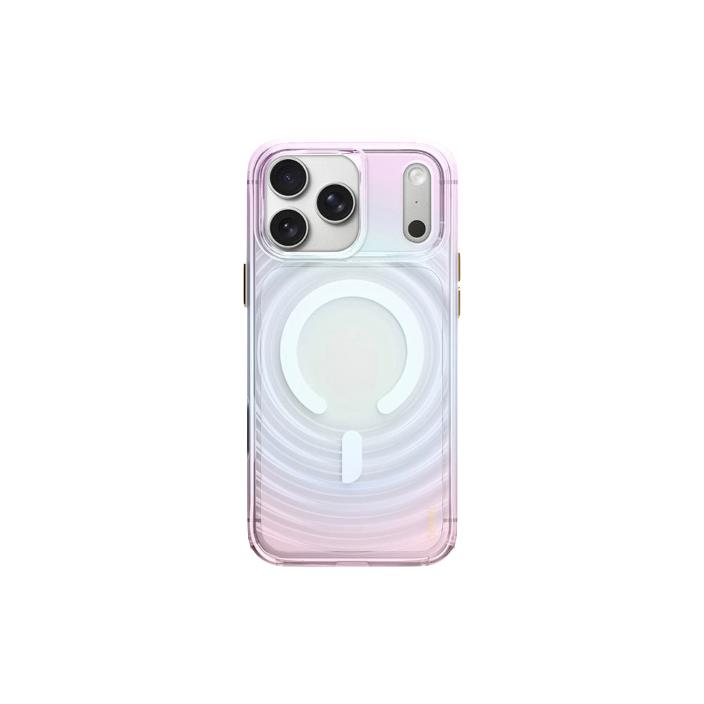 Uniq Coehl Vela Magnetic Charging Case for iPhone 18 Pro - Iridescent