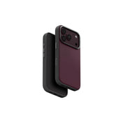 Uniq Lyden Ds Hybrid Magclick Charge Case for iPhone 18 Pro 6.3-inch - Deep Maroon