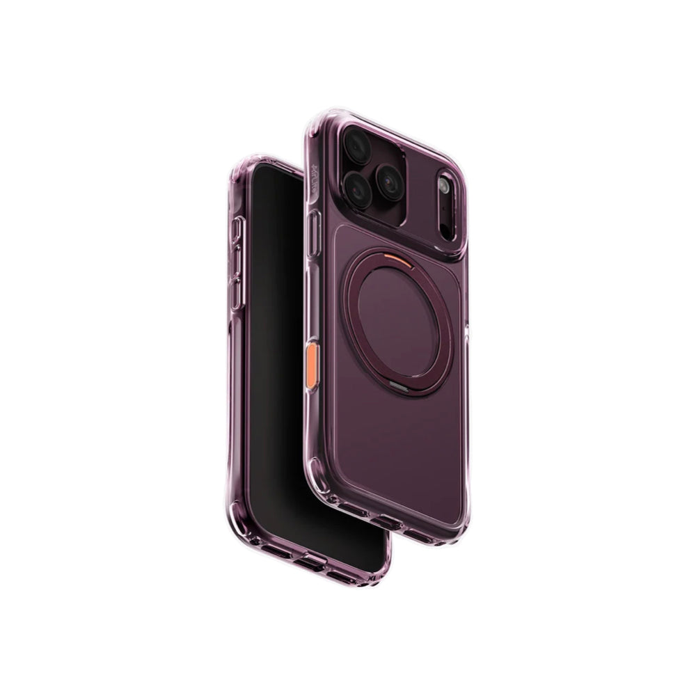 Uniq Swivix Hybrid 360 Rotating Kickstand Case for iPhone 18 Pro Max 6.9-inch - Carbon Black