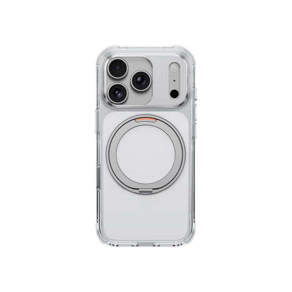 Uniq Swivix Hybrid 360 Rotating Kickstand Case for iPhone 18 Pro 6.3-inch - Lucent Clear