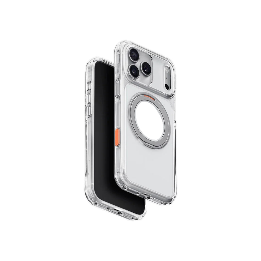Uniq Swivix Hybrid 360 Rotating Kickstand Case for iPhone 18 Pro Max 6.9-inch - Carbon Black