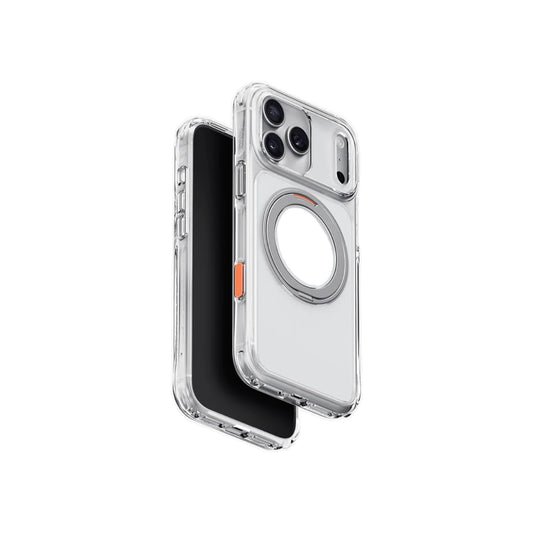 Uniq Swivix Hybrid 360 Rotating Kickstand Case for iPhone 18 Pro Max 6.9-inch - Lucent Clear