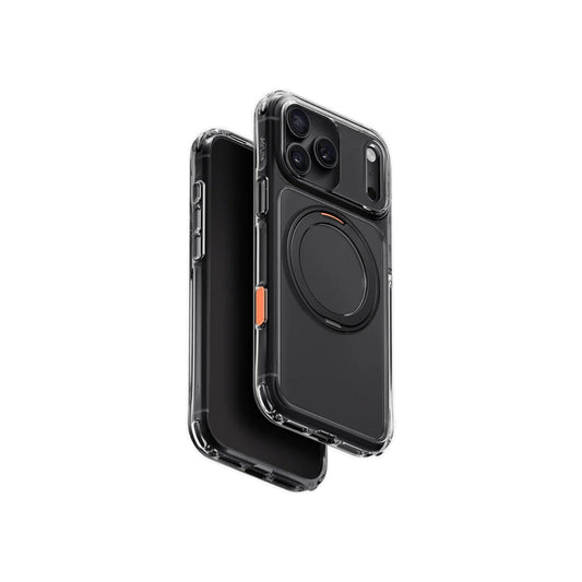 Uniq Swivix Hybrid 360 Rotating Kickstand Case for iPhone 18 Pro Max 6.9-inch - Carbon Black