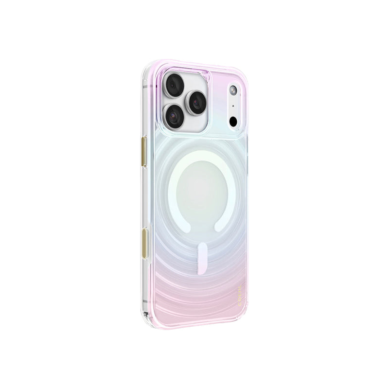 Uniq Coehl Vela Magnetic Charging Case for iPhone 18 Pro - Iridescent