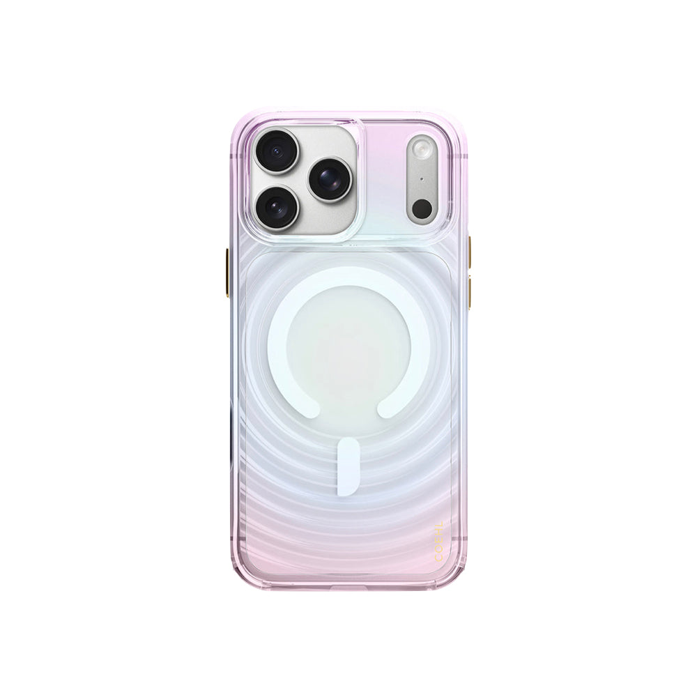 Uniq Coehl Vela Magnetic Charging Case for iPhone 18 Pro - Iridescent
