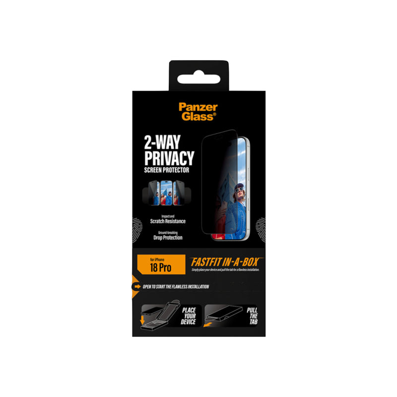 PanzerGlass Apple iPhone 18 Pro Max UWF w. Fastfit In-A-Box - Privacy