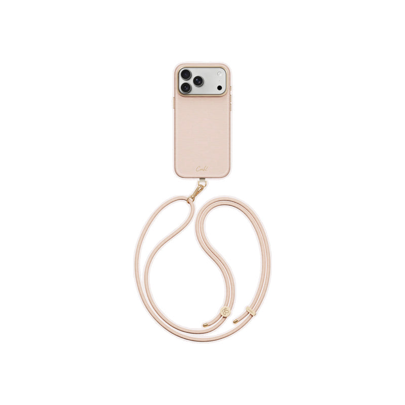 Uniq Coehl Mirelle Magnetic Charging Case for iPhone 18 Pro Max - Shell Pink
