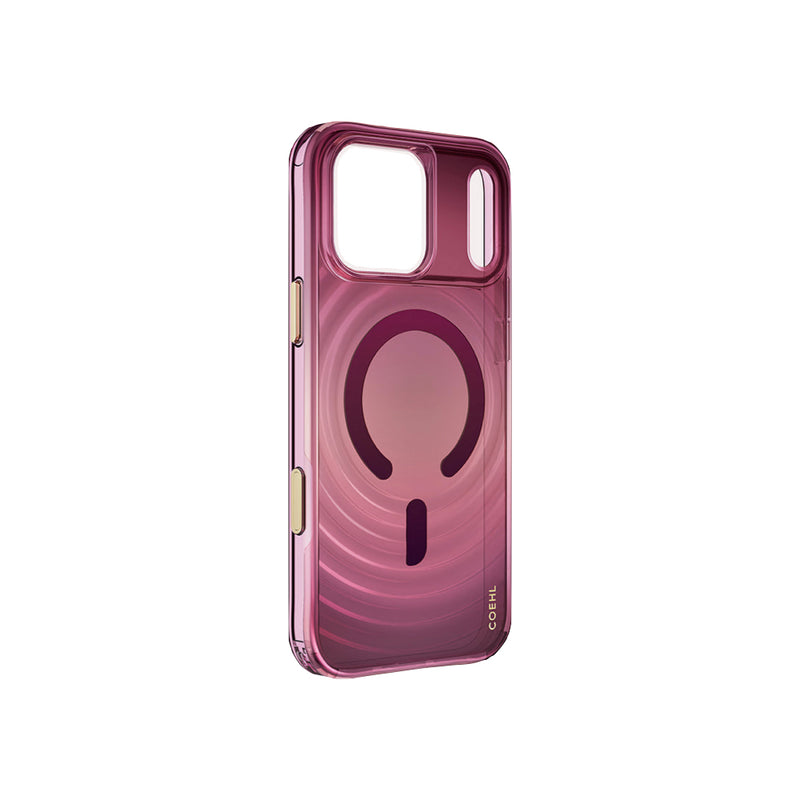 Uniq Coehl Vela Magnetic Charging Case for iPhone 18 Pro - Iridescent