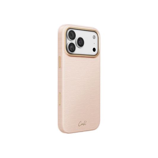 Uniq Coehl Mirelle Magnetic Charging Case for iPhone 18 Pro Max - Shell Pink