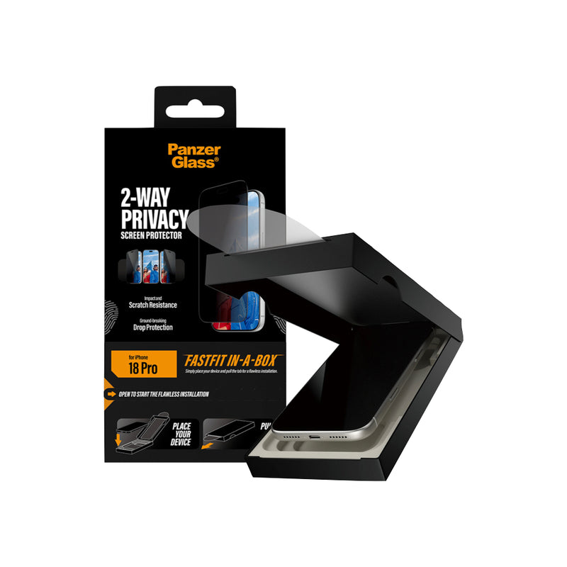 PanzerGlass Apple iPhone 18 Pro Max UWF w. Fastfit In-A-Box - Privacy