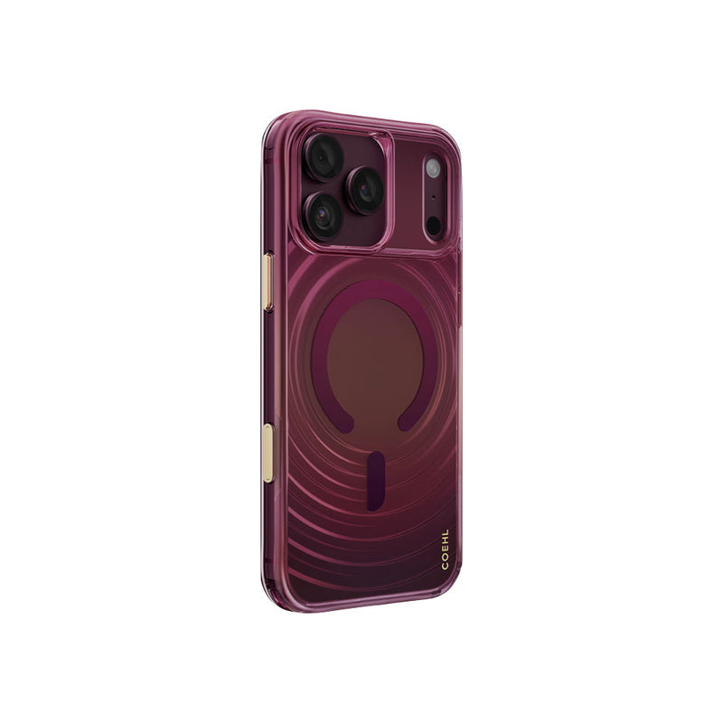 Uniq Coehl Vela Magnetic Charging Case for iPhone 18 Pro - Iridescent
