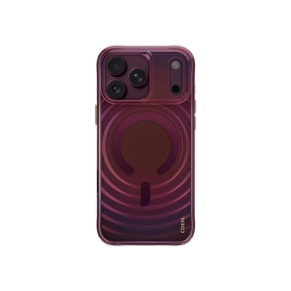 Uniq Coehl Vela Magnetic Charging Case for iPhone 18 Pro - Iridescent