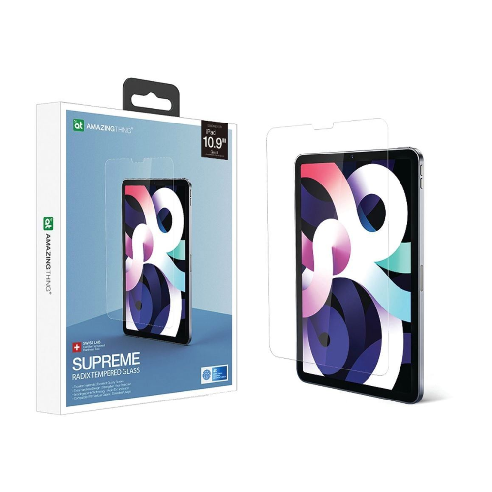Amazingthing Radix Full Glass Protector for iPad Air 13-inch M2/M3 - Clear
