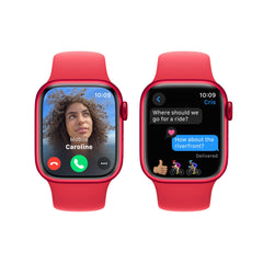 Apple Watch Series 9 GPS 41mm (PRODUCT)RED Aluminium Case with (PRODUCT)RED Sport Band - S/M